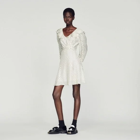 Sandro Polka-Dot Dress - Miscellaneous